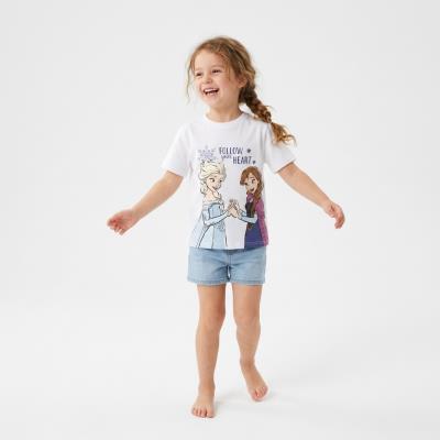 T-Shirt Curto Jersey Simples Frozen – Pack 12