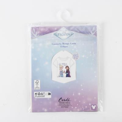 T-Shirt Curto Jersey Simples Frozen – Pack 12