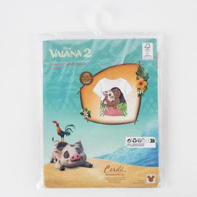 T-Shirt Curto Jersey Moana – Pack 12