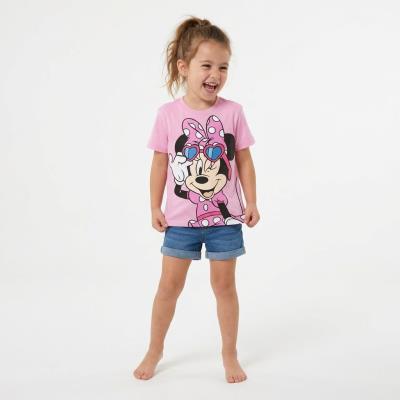 T-Shirt Curto Jersey Minnie Mouse – Pack 12