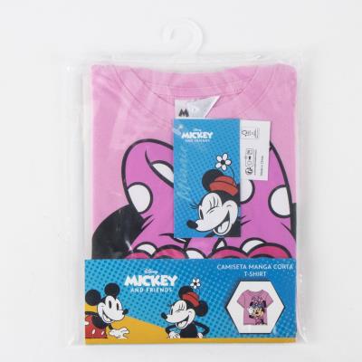T-Shirt Curto Jersey Minnie Mouse – Pack 12