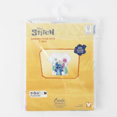 T-Shirt Curto Jersey Simples Stitch – Pack 12
