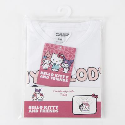 T-Shirt Curto Jersey Hello Kitty – Pack 12