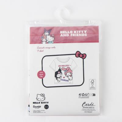 T-Shirt Curto Jersey Hello Kitty – Pack 12