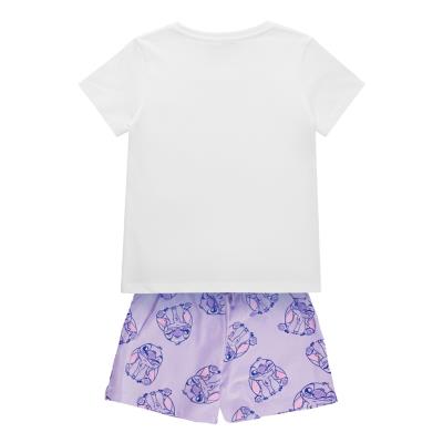 Pijama Curto de Jersey Simples Stitch – Pack 12