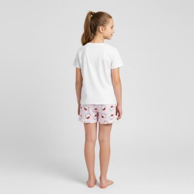 Pijama Curto de Jersey Simples Hello Kitty – Pack 12