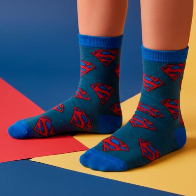 Pacote de Meias Tornozelo Superman – Pack 12