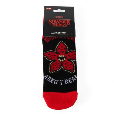 Pacote de Meias Tornozelo Stranger Things – Pack 12
