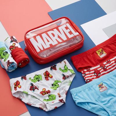 Pacote de Cuecas Saco Necessário Jersey Único Marvel – Pack 15