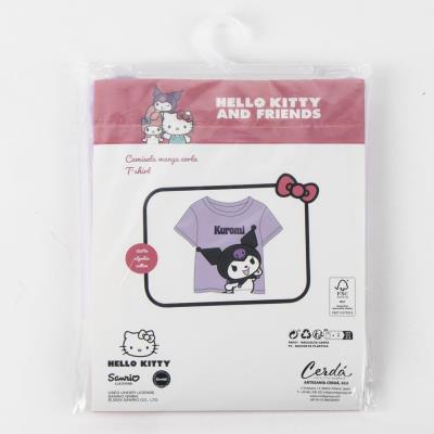 T-Shirt Curto Jersey Hello Kitty – Pack 12