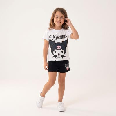 Conjunto 2 Peças Terry Francês Hello Kitty Kuromi – Pack 12