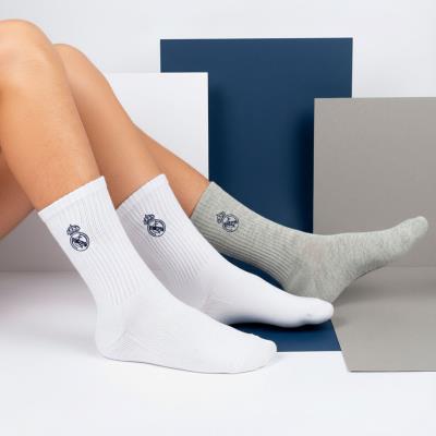 Pacote de Meias Real Madrid – 3 Peças – Pack 12