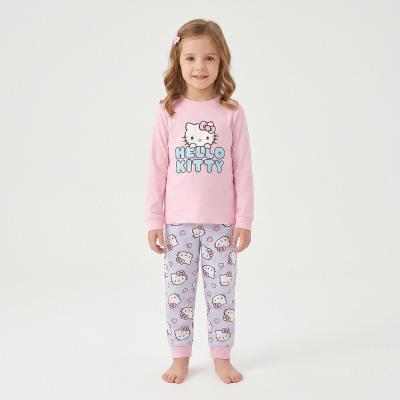 Pijamas de Jersey Longo e Aconchegante Hello Kitty – Pack 12