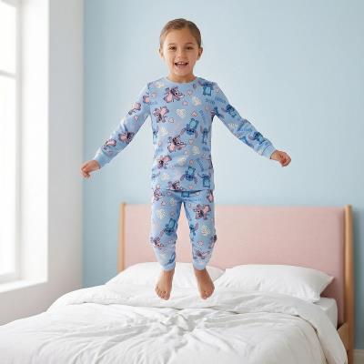 Pijamas de Lã Longo e Aconchegante Stitch – Pack 12