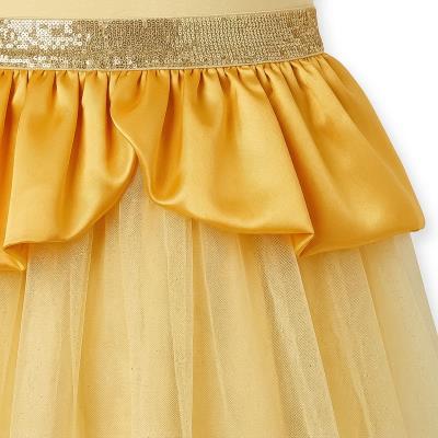 Vestido Jersey Simples Fantasia Princesa A Bela e a Fera – Pack 12