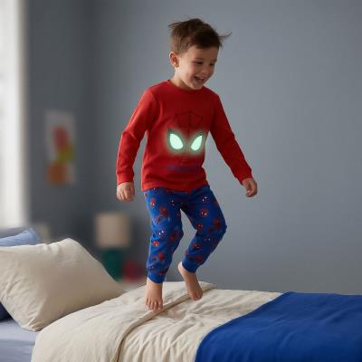 Pijamas Longos de Jersey Aconchegantes Spider-Man – Pack 12