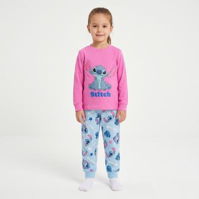 Pijamas de Jersey Longo e Aconchegante Stitch – Pack 12