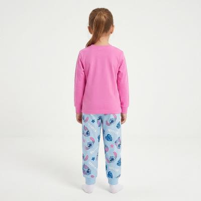 Pijamas de Jersey Longo e Aconchegante Stitch – Pack 12