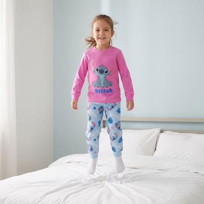 Pijamas de Jersey Longo e Aconchegante Stitch – Pack 12