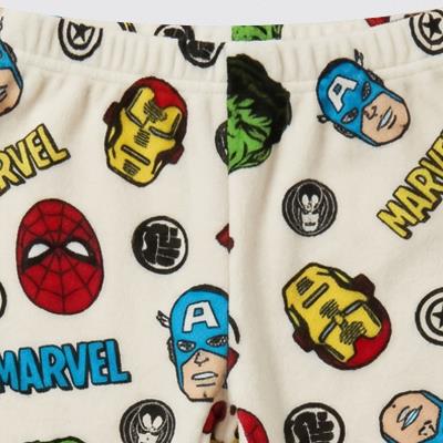 Pijamas Longos de Lã Marvel – Pack 12