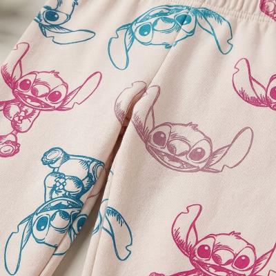 Calça Terry Francesa Comprida 2 Peças Stitch – Pack 12