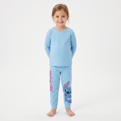 Calça Terry Francesa Comprida 2 Peças Stitch – Pack 12