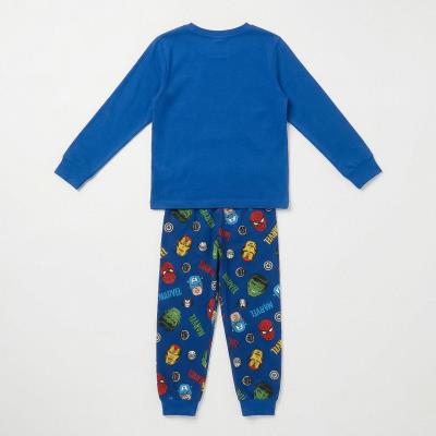 Pijamas Longos de Jersey Aconchegantes Avengers – Pack 12
