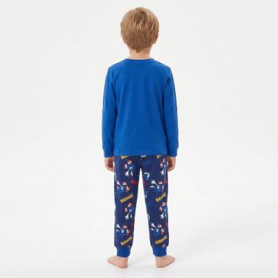 Pijamas Longos de Jersey Aconchegantes Sonic – Pack 12