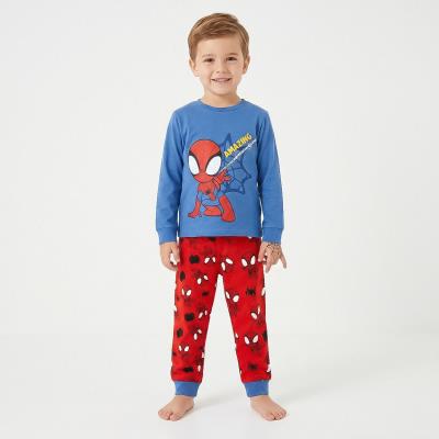 Pijamas Longos Interlock Spidey – Pack 12
