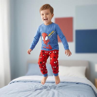 Pijamas Longos Interlock Spidey – Pack 12