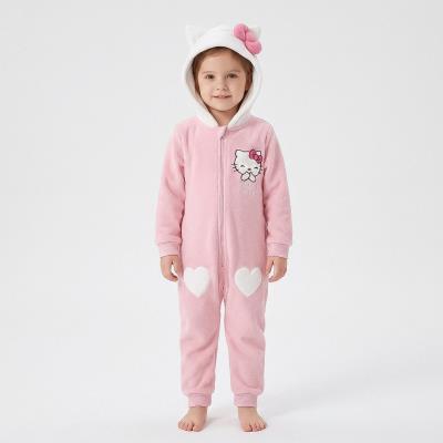 Aplicações de Pijamas Sonolentos de Fleece Coral Hello Kitty – Pack 12