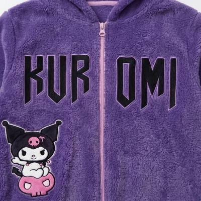 Aplicações de Pijamas Sleepy de Lã Coral Hello Kitty Kuromi – Pack 12