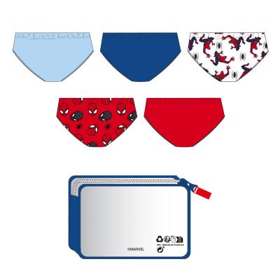 Cuecas Saco Necessário Jersey Único Spider-Man – Pack 15