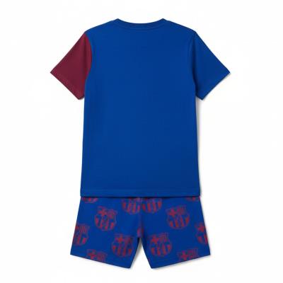 Pijama Curto de Jersey Simples FC Barcelona – Pack 16