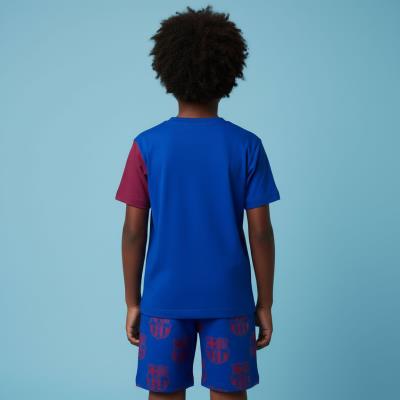 Pijama Curto de Jersey Simples FC Barcelona – Pack 16