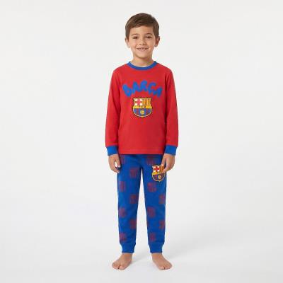 Pijamas de Jersey Longo e Aconchegante FC Barcelona – Pack 24