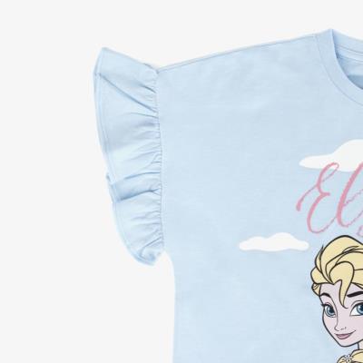 T-Shirt Curto Jersey Simples Frozen – Pack 12