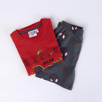 Pijamas Curtos de Jersey Simples Spider-Man Milhas – Pack 12