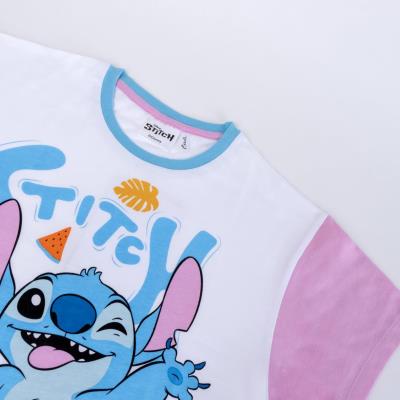 Pijama Curto de Jersey Simples Stitch – Pack 12