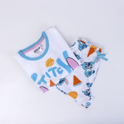 Pijama Curto de Jersey Simples Stitch – Pack 12