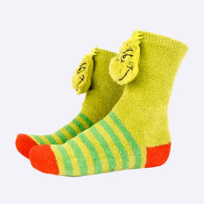 Meia Antiderrapante The Grinch Aconchegante – Pack 18