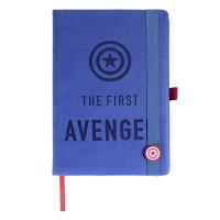 PREMIUM NOTEBOOK FAUX-LEATHER AVENGERS CAPITAN AMERICA