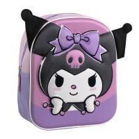 MOCHILA INFANTIL 3D APLICACIONES HELLO KITTY KUROMI