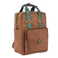 BACKPACK CASUAL FASHION FAUX-LEATHER HARRY POTTER SLYTHERIN