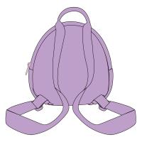 ZAINO SCUOLA MATERNA PERSONAGGIO PELUCHE HELLO KITTY KUROMI 1