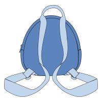 ZAINO SCUOLA MATERNA PERSONAGGIO PELUCHE STITCH 1