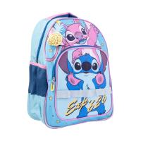 MOCHILA ESCOLAR 42 CM MÉDIO STITCH