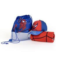 SERVIETTE DE PLAGE SET SACHET SPIDERMAN