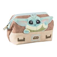 BEAUTY CASE BAGNO SIMILICUIR THE MANDALORIAN GROGU