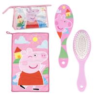 TROUSSE DE TOILETTE TOILETTAGE PERSONNEL ACCESSOIRE PEPPA PIG